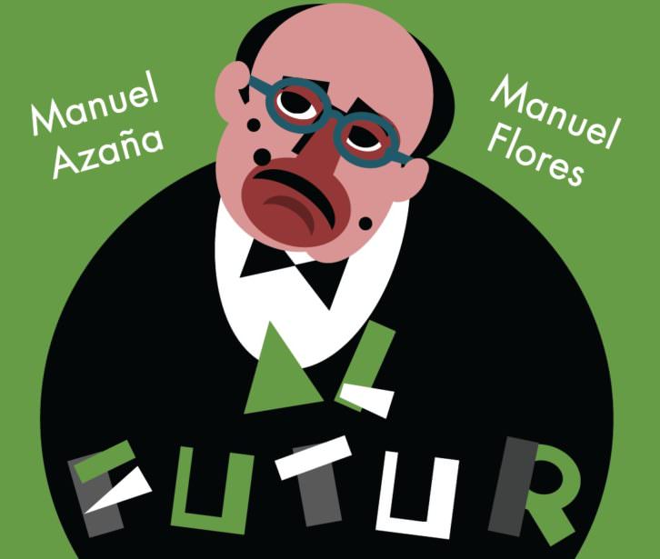 Cartel de la exposición Adéu al futura, de Manuel Flores. Imagen cortesía del Rector Peset.