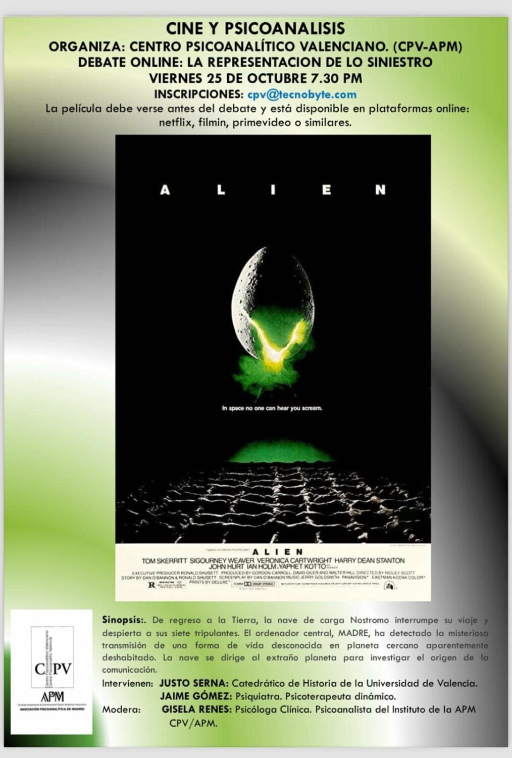 Alien. Cine y Psicoanálisis